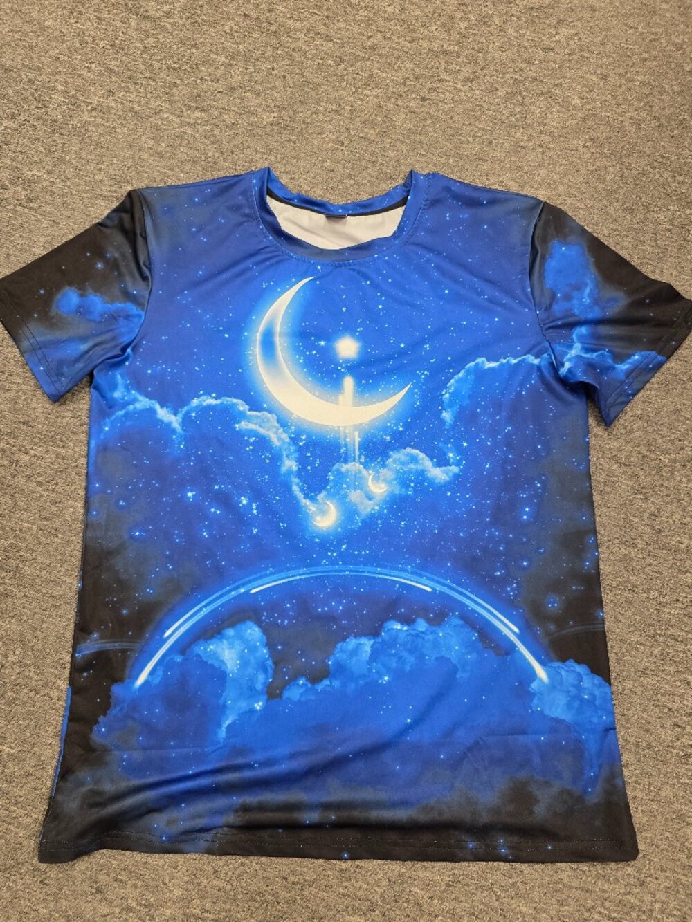 Fun graphic stretchy tee